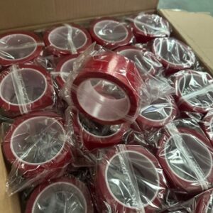 Cinta de seguridad color rojo