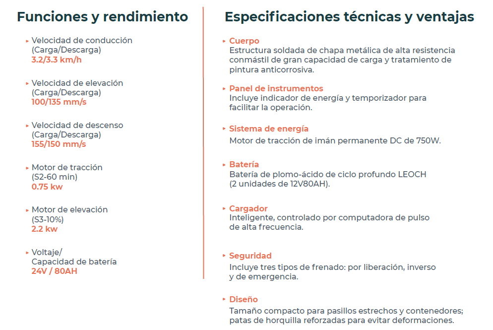 Apilador Eléctrico de Pie - Imagen 5